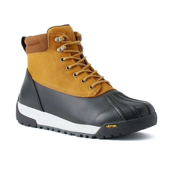 All-Weather Waterproof Men’s Duckboot In Tan/Black - Huckberry with Vibram Soles - Picture 6 of 11